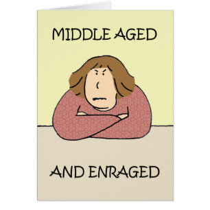 Humour caricature de la dame du Moyen Age et en co