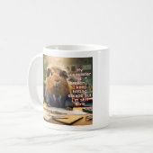 Humour de bureau Guinée Pig Échapper clé café Mug (Devant gauche)