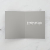 humour de carte d'anniversaire sur mesure (Intérieur)
