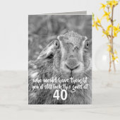 humour de carte d'anniversaire sur mesure (Fleur jaune)