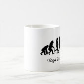 Humour de "évolution de yoga" de tasse de yoga (Centre)