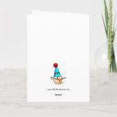 Humour de la carte de voeux (Dos)