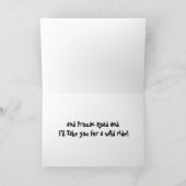 Humour de la carte de voeux (Intérieur)