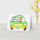 Humour de la carte de voeux (Fleur jaune)