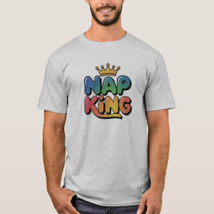 Humour de la vieillesse T-shirt homme NAP KING