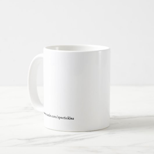 Humour de mariage "Vasectomie" Mug "Spectickles (Devant gauche)