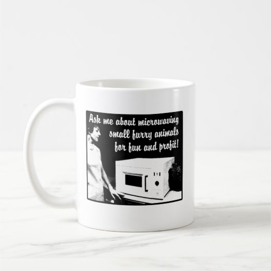Humour de Mug Funny Microwave Furry (Gauche)