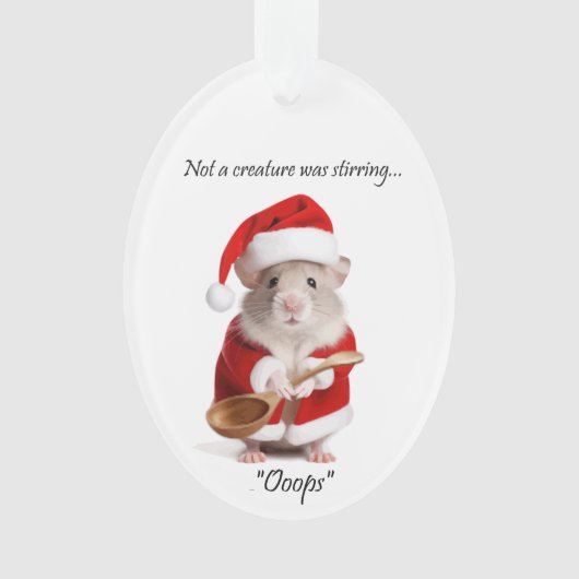 Humour de Noël pas une créature remuait la souris (devant)