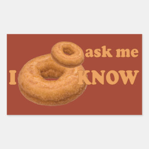 Humour Donut autocollants personnalisés