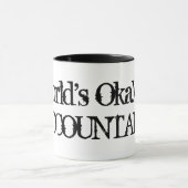 Humour drôle de tasse de café du comptable | (Centre)