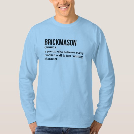 Humour en brique Signification T-shirt (Devant)