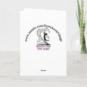 Humour face à la carte de note d'adversité (Dos)