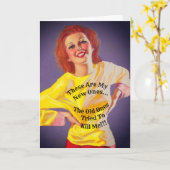 Humour face à la carte de note d'adversité (Fleur jaune)