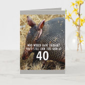 humour fait sur commande de carte d'anniversaire (Fleur jaune)