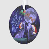 Humour heureux de Howlidays de Noël de calembour (devant)