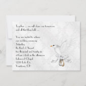 Humour mariage Sur Invitation Blanche (Dos)