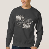 Humour Mesuré | Effort vs Talent Sweatshirt Sombre (Devant)