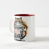 Humour narky 11 oz de café Mug (Devant gauche)