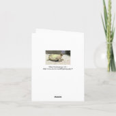 HUMOUR OBTENIR BIEN CARTE DE REMARQUE /TURTLE FLIP (Dos)