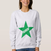 Humour Sweatshirt de base pour femmes STAR (Devant)