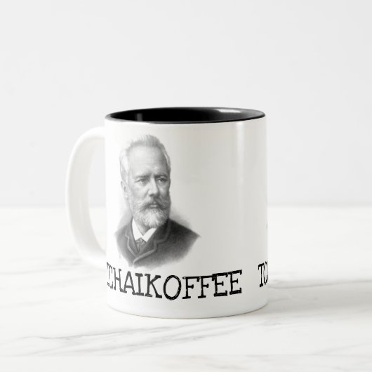 HUMOUR TCHAIKOFFEE CAFÉ MUG (Devant gauche)