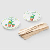 Humoureunion Yellow Flowering Cactus Handwaaier (Niet-gemonteerd)