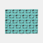 Humoureus 5 jaar geboortedag kies voor kleur fleece deken (Voorkant (Horizontaal))