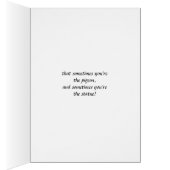 Humoureus Accepterende Lady Card (Binnen (Rechts))