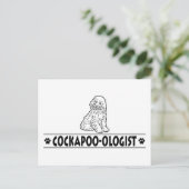 Humoureus Cockapoo Briefkaart (Staand voorkant)