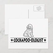 Humoureus Cockapoo Briefkaart (Voorkant / Achterkant)