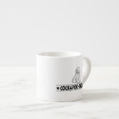 Humoureus Cockapoo Espresso Kop (Voorkant rechts)
