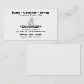 Humoureus Cockapoo Visitekaartje (Voorkant / Achterkant)