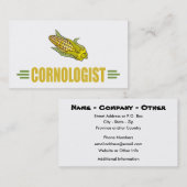 Humoureus Corn Lover Visitekaartje (Voorkant / Achterkant)