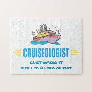 Humoureus cruiseschip legpuzzel