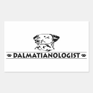 Humoureus Dalmatian Rechthoekige Sticker