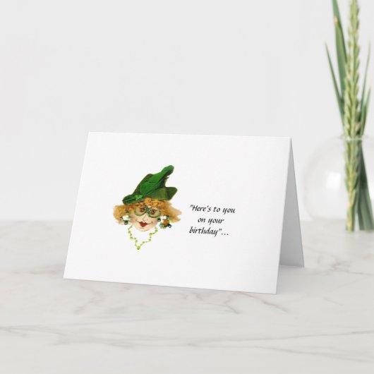 Humoureus dat ik je verjaardagskaart herinner kaart (Voorkant)