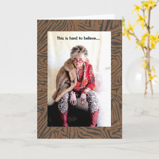 Humoureus en angstaanjagend dat ik als volwassene  kaart (Gele Bloem)