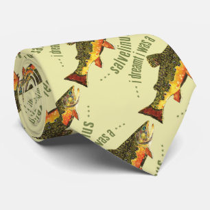 Humoureus forel Vist Stropdas