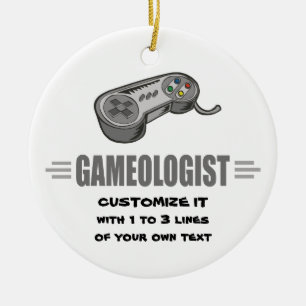 Humoureus gamen keramisch ornament