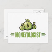 Humoureus geld briefkaart (Voorkant / Achterkant)