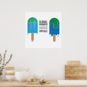 Humoureus Global Warming Poster (Keuken)