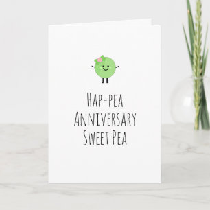 Humoureus Jubileum Kaart Schattige Sweet Pea
