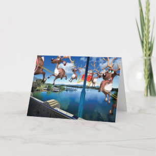 Humoureus kerstkaartje voor de kerstman van de Ker Feestdagen Kaart