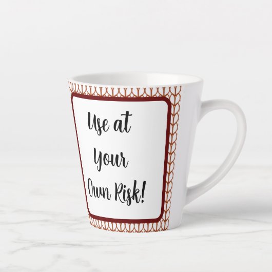 Humoureus Knitting Latte Mok (Rechts)