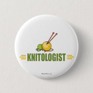 Humoureus Knitting Ronde Button 5,7 Cm