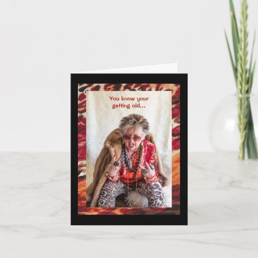 Humoureus ouder Wenskaart Kaart (Voorkant)