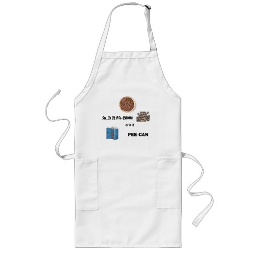 Humoureus Pecan Pie Apron Lang Schort (Voorkant)