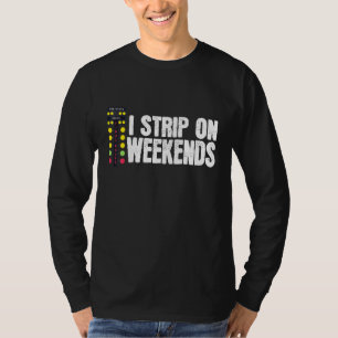 Humoureus Racing Enthusiast Illustratie Citaat T-shirt