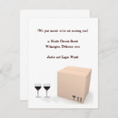 Humoureuze aankondiging (Voorkant / Achterkant)