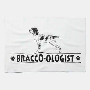 Humoureuze Bracco Italiano Theedoek